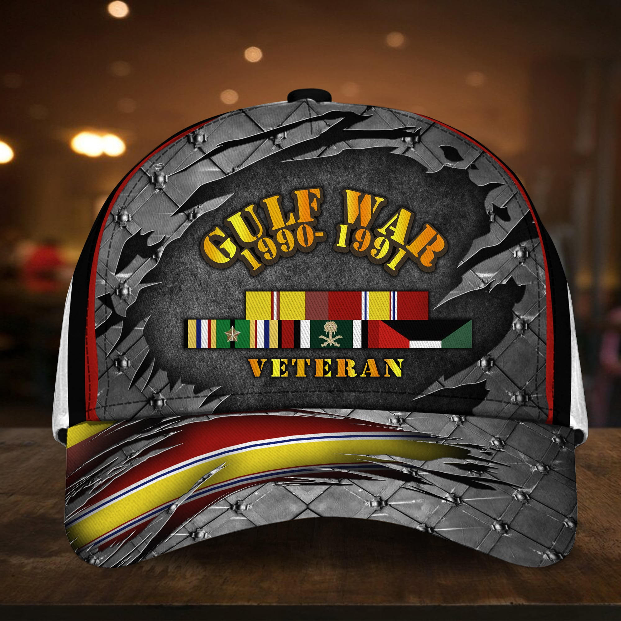 Proud To Have Served Vietnam Veteran 3D Printed Cap Iron Camo Cap Trucker Hats Custom Hats Gifts For Men & Women