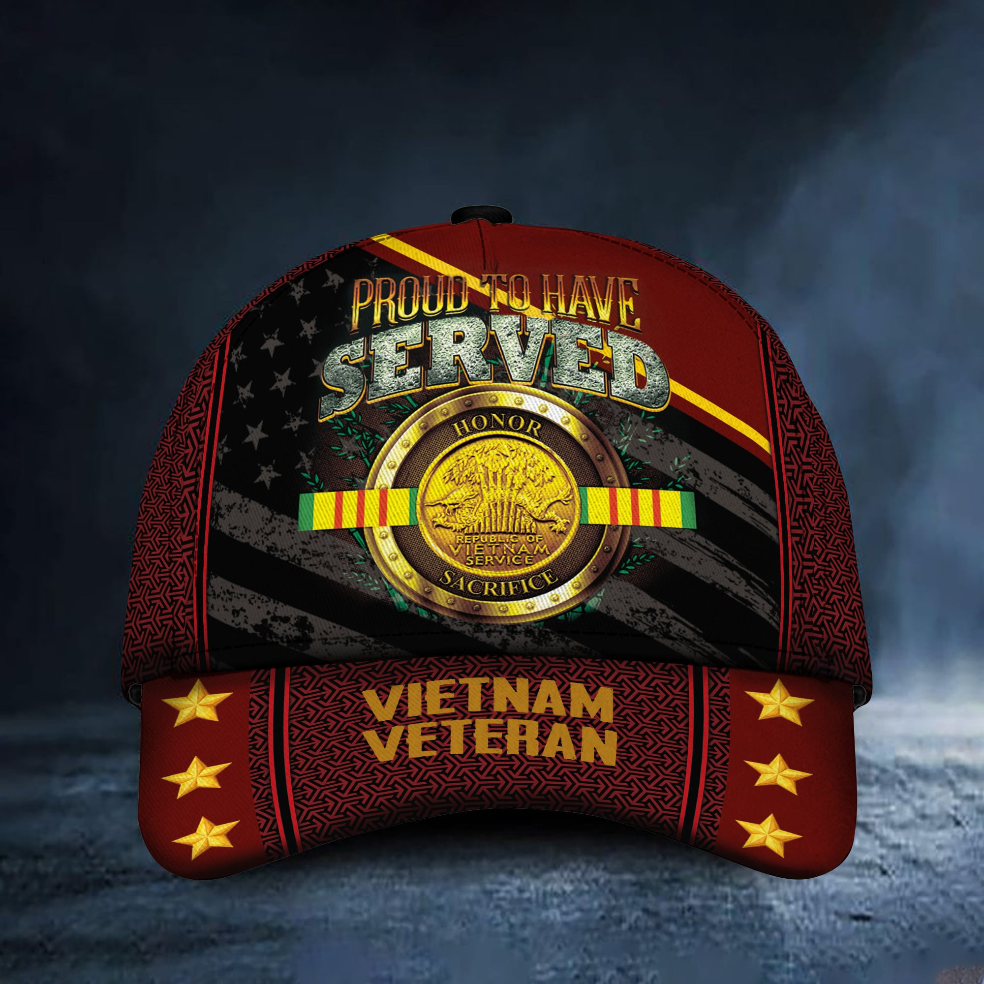Proud To Have Served Vietnam Veteran Cap Trucker Hats Custom Hats Gifts For Men & Women