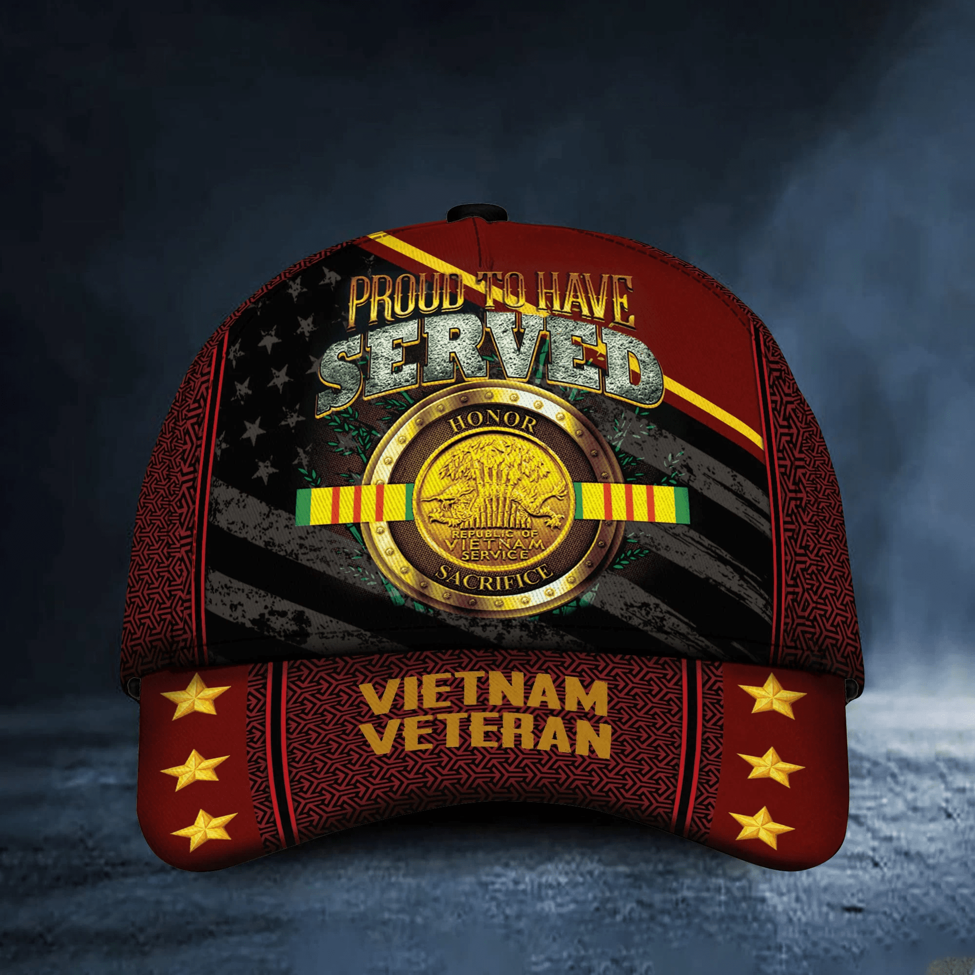 Proud To Have Served Vietnam Veteran Cap Trucker Hats Custom Hats Gifts For Men & Women
