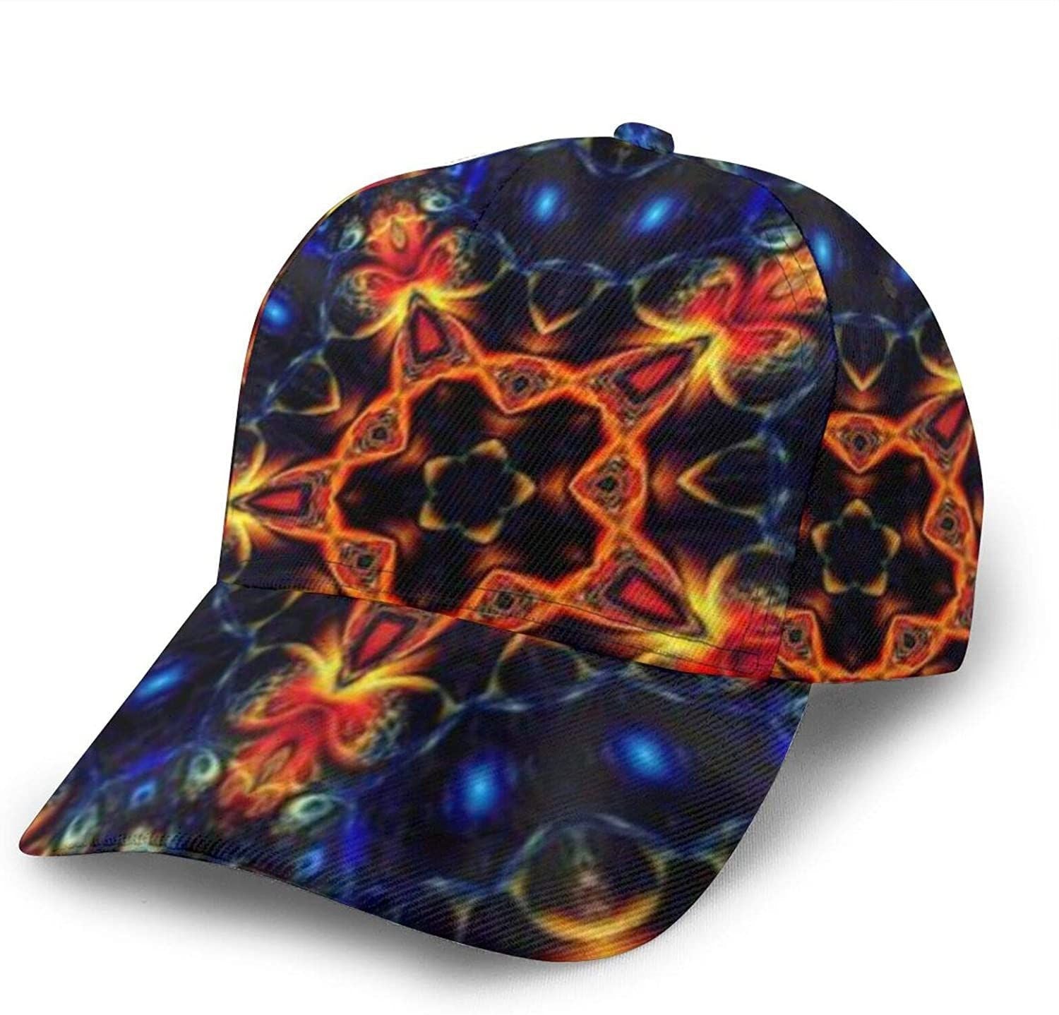 Psychedelic Abstract Trippy Kaleidoscope Adjustable Snapback Unisex 3D Printing Baseball Cap Trucker Hat Classic Cap Trucker Hats Custom Hats Gifts For Men & Women