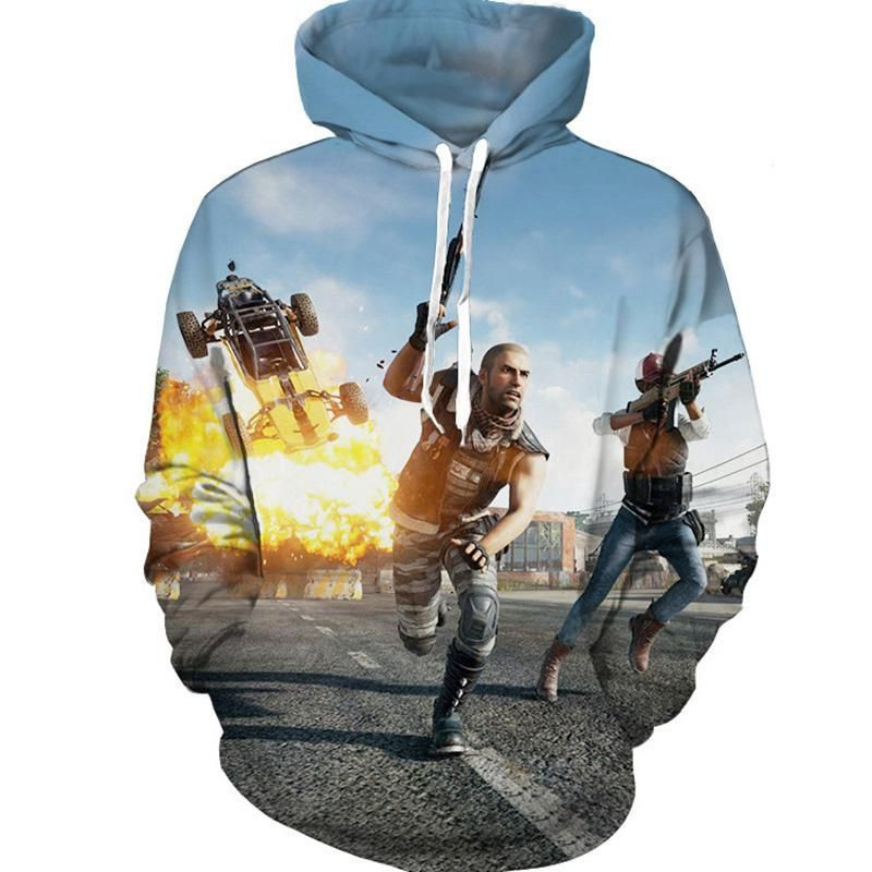 Pubg 3D All Over Print Hoodie, Zip Hoodie