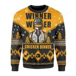 Pubg Christmas Ugly Christmas Sweater Adult 3D Funny Matching for family