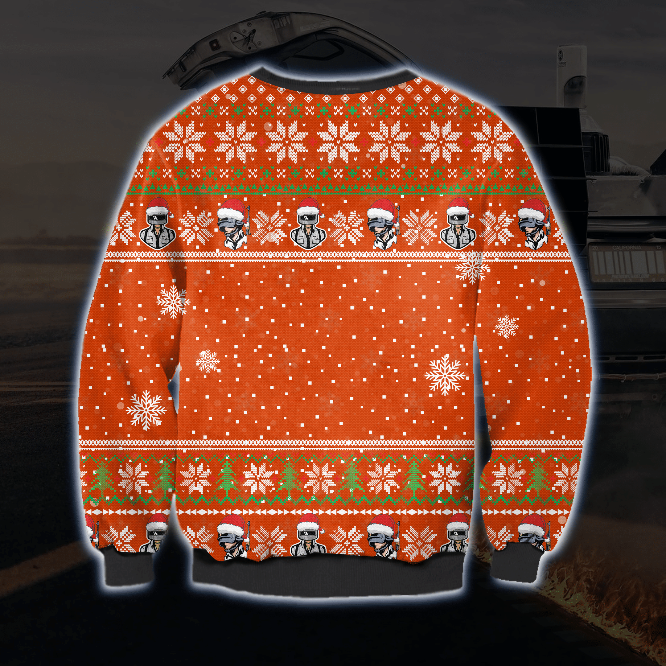 Pubg Game Ugly Christmas Sweater Adult 3D Funny Matching for family - Image 2