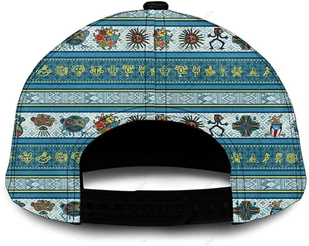 Puerto Rico Ancient Egyptian Symbol Simple and Beautiful 3D Printed Unisex Hat Classic Cap Trucker Hats Custom Hats Gifts For Men & Women
