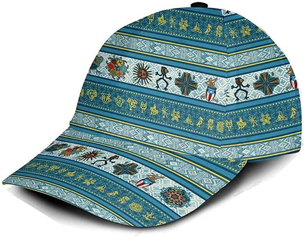 Puerto Rico Ancient Egyptian Symbol Simple and Beautiful 3D Printed Unisex Hat Classic Cap Trucker Hats Custom Hats Gifts For Men & Women