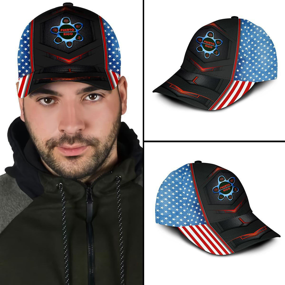 Puerto Rico Hat Classic Cap Trucker Hats Custom Hats Gifts For Men & Women