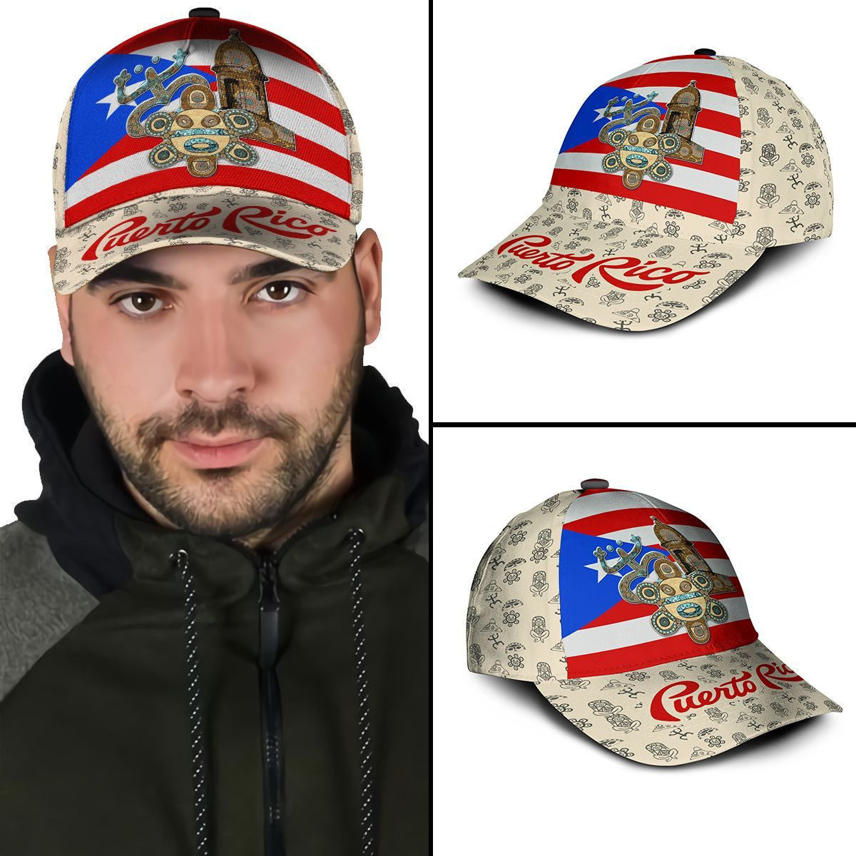 Puerto Rico Hat Classic Cap Trucker Hats Custom Hats Gifts For Men & Women