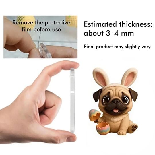 Pug Advent Calendar 2025, 24 Day Pug Dog Figurines : Vintage Christmas Ornament Countdown - Image 13