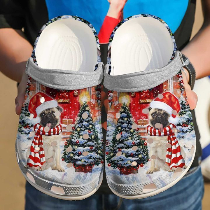 Pug Christmas clog Shoes