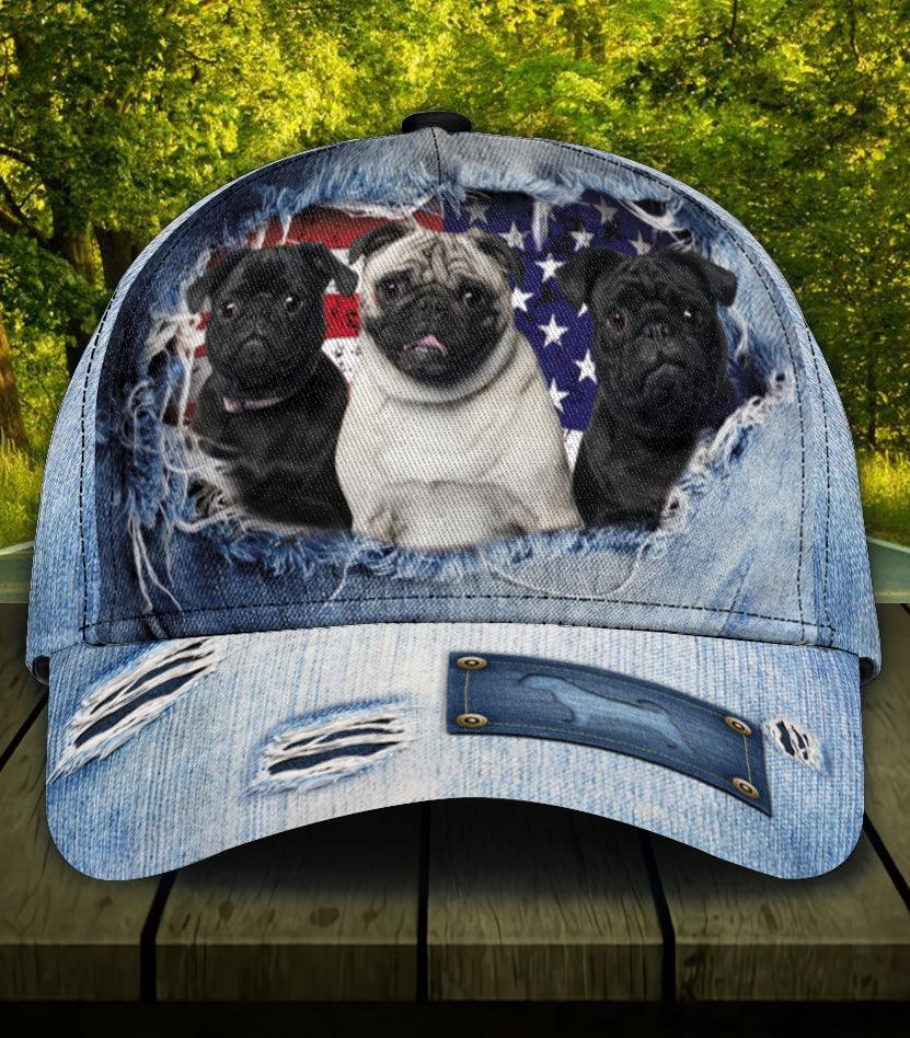 Pug Classic Cap Trucker Hats Custom Hats Gifts For Men & Women