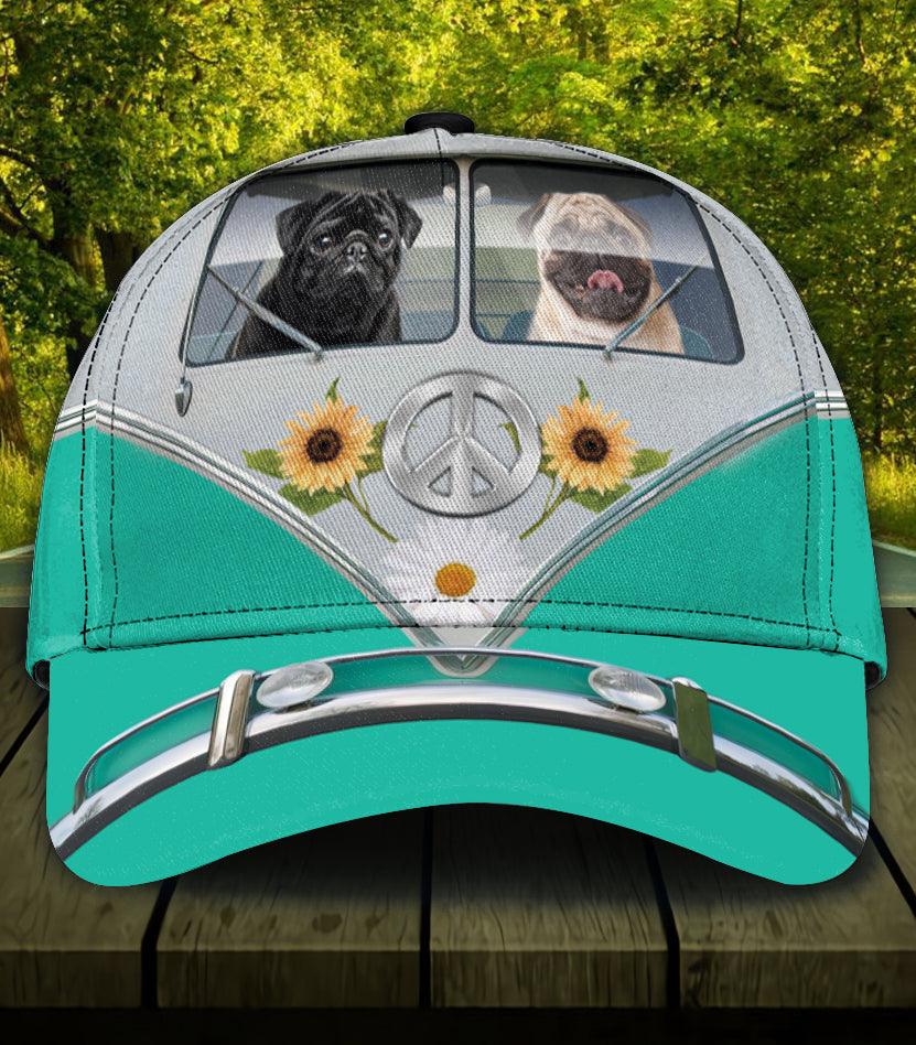 Pug Classic Cap Trucker Hats Custom Hats Gifts For Men & Women