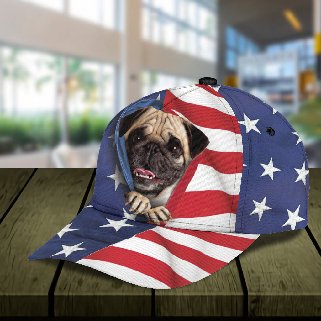 Pug Classic Cap Trucker Hats Custom Hats Gifts For Men & Women