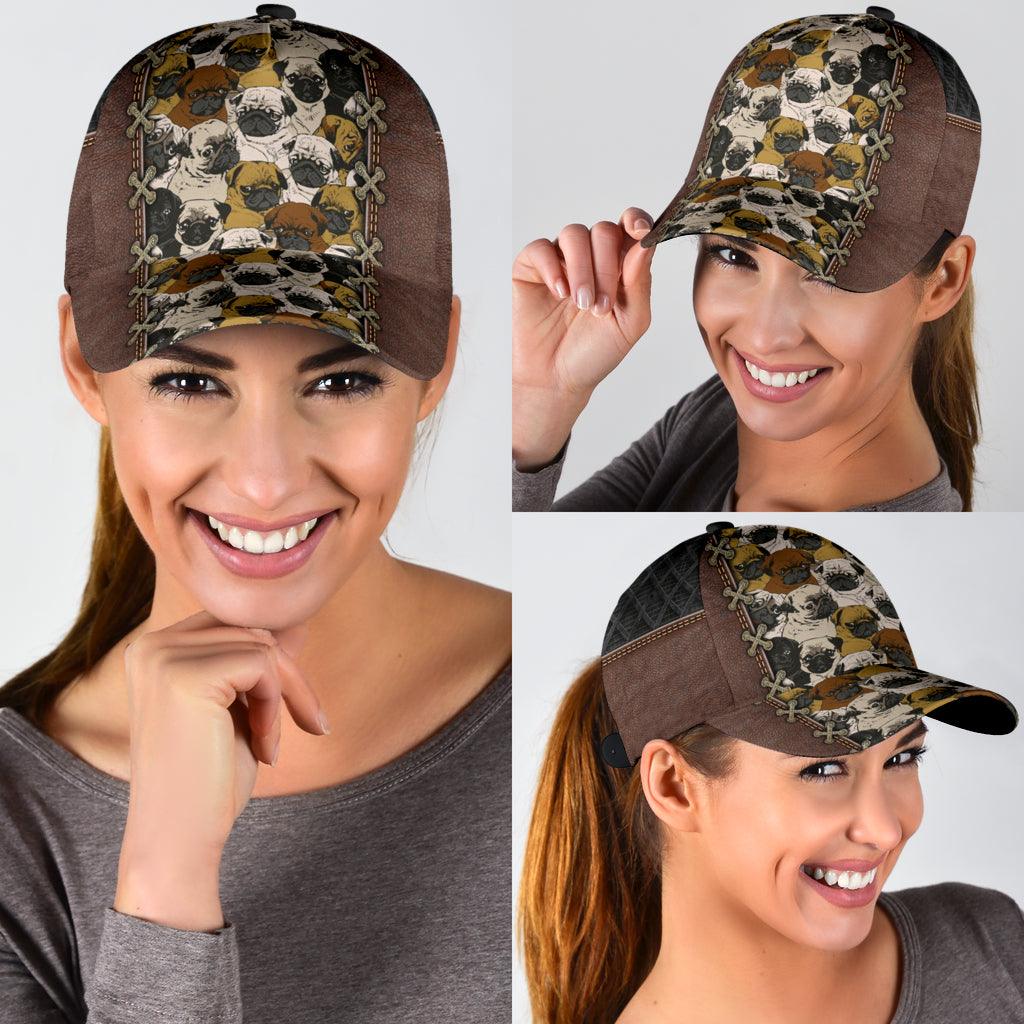 Pug Classic Cap Trucker Hats Custom Hats Gifts For Men & Women