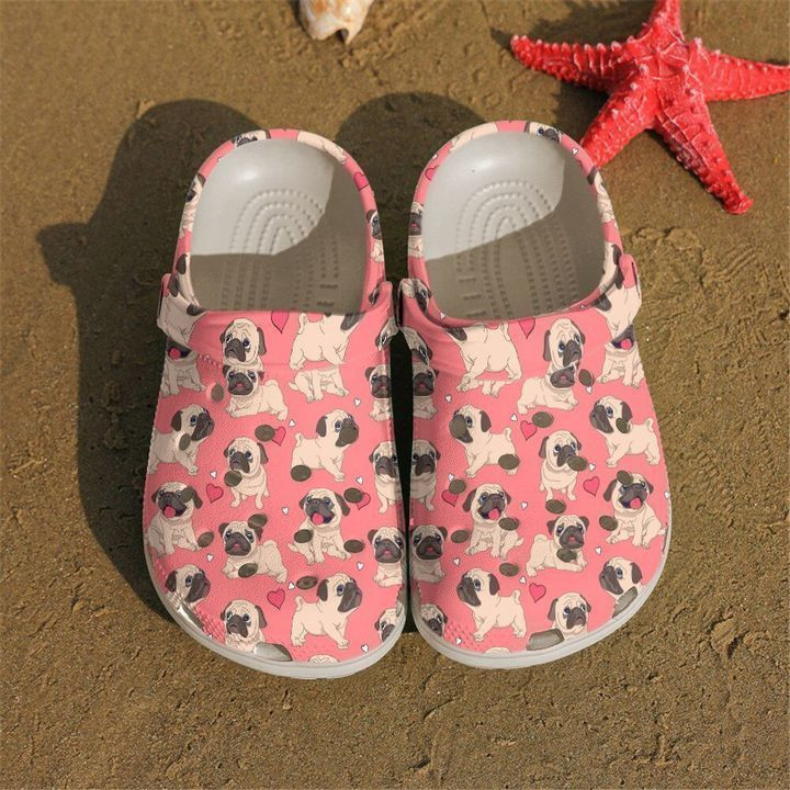 Pug Cute Pugs Classic Clogs Shoes