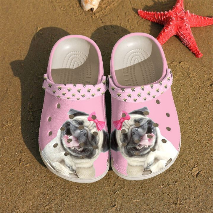 Pug Funny Classic Clogs Shoes