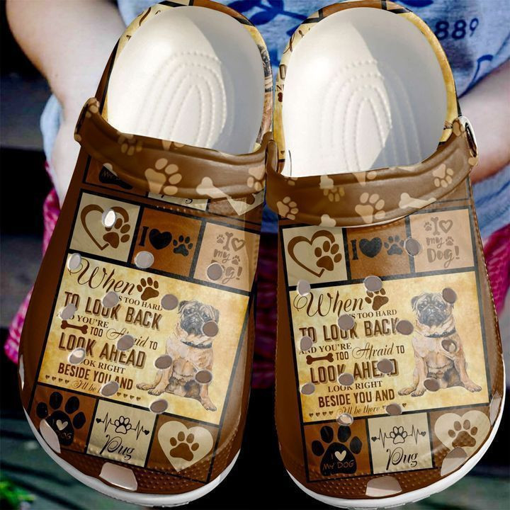 Pug I Will Be There Classic Clogs Shoes