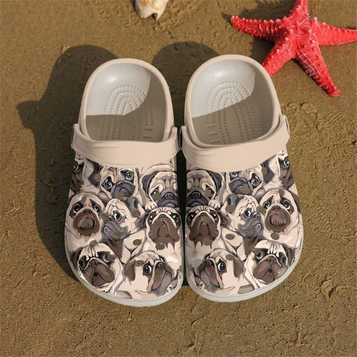 Pug Lovely Pugs clog Shoes