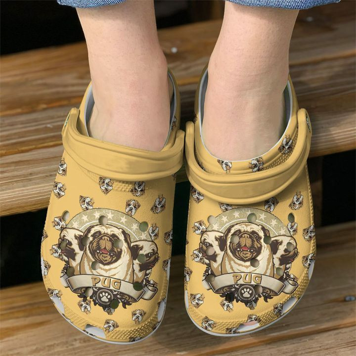 Pug Lovers Classic Clogs Shoes
