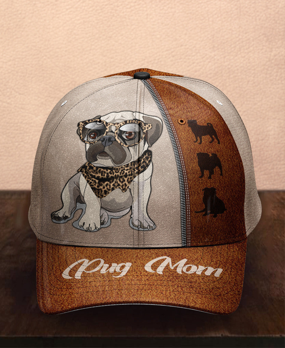 Pug Mom Hat Classic Cap Trucker Hats Custom Hats Gifts For Men & Women