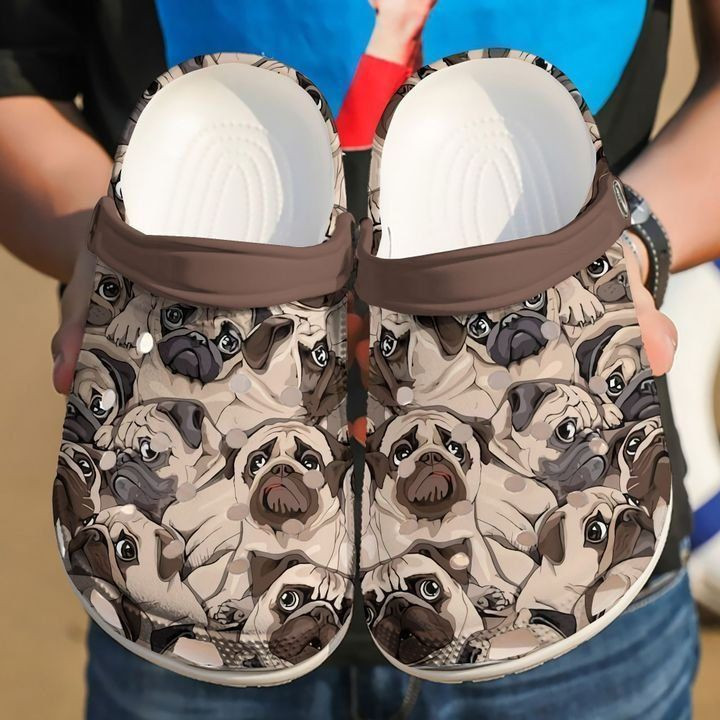 Pug Puppies Rubber clog Shoes Comfy Footwear
