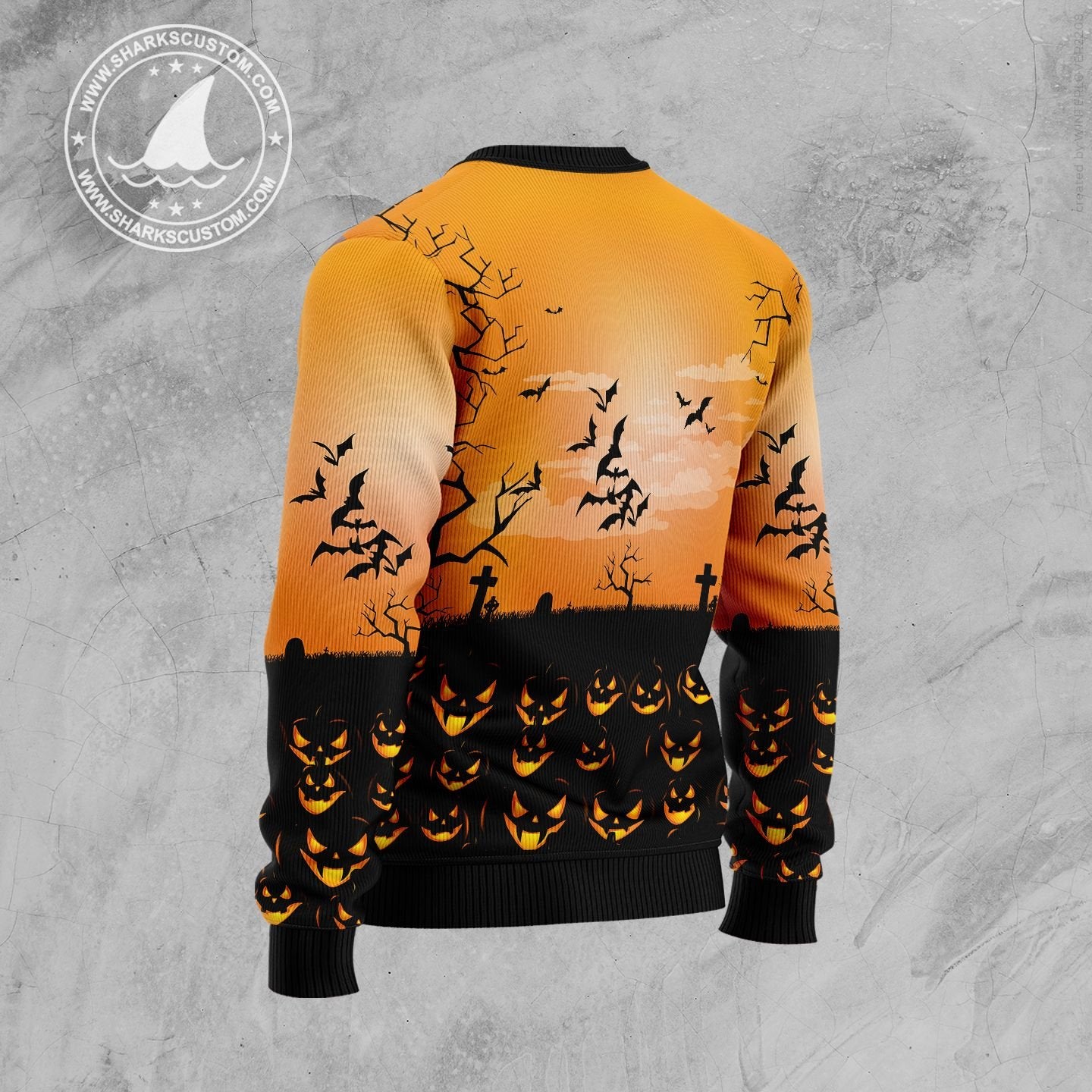 Pumpkin Town Ugly Christmas Sweater - Image 2