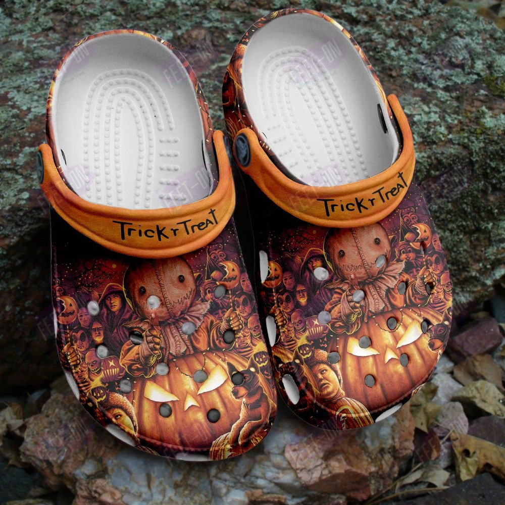 Pumpkin Trick R Treat Sam Horror Movies Halloween Classic Clogs Shoes