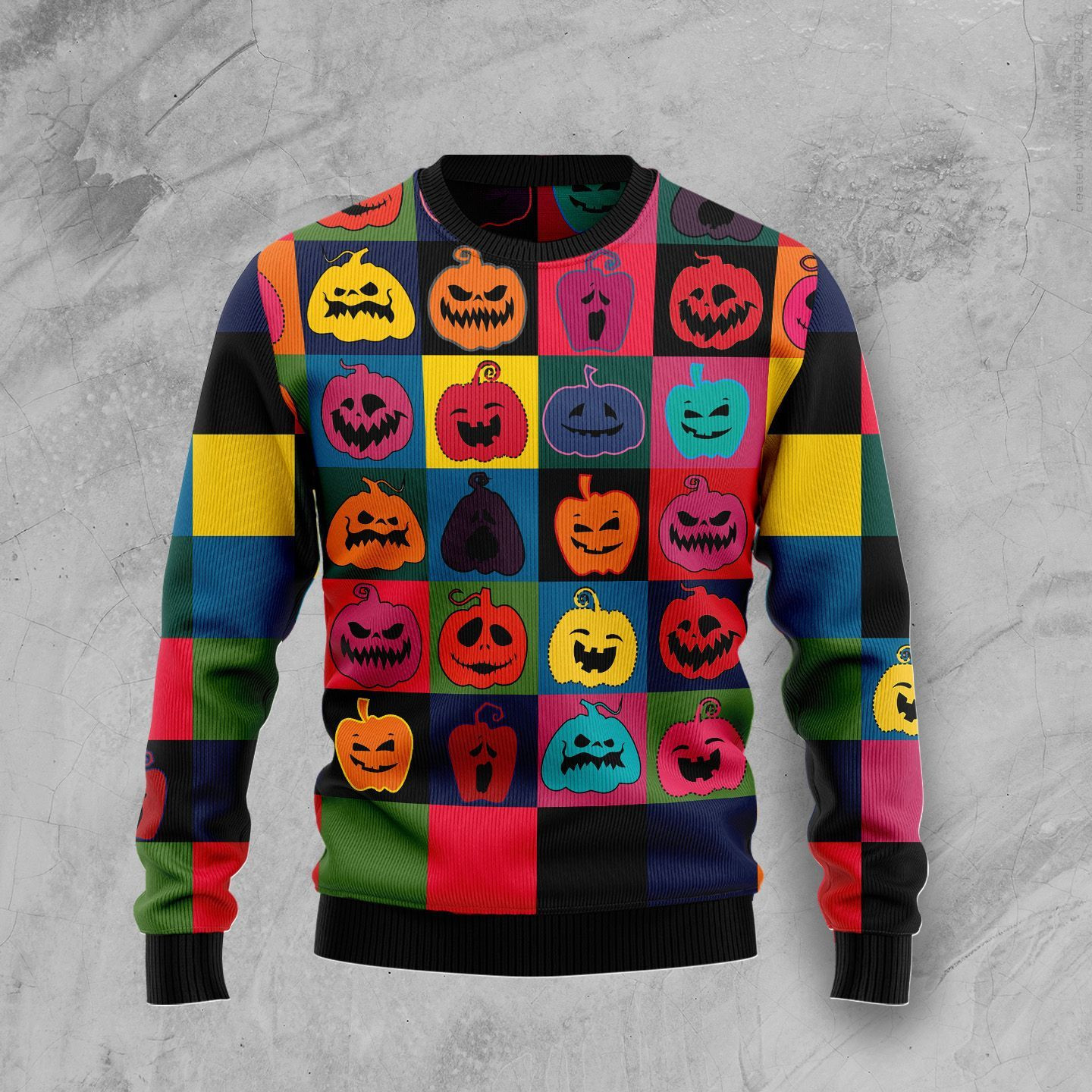Pumpkin Ugly Christmas Sweater Adult 3D Funny Matching for family