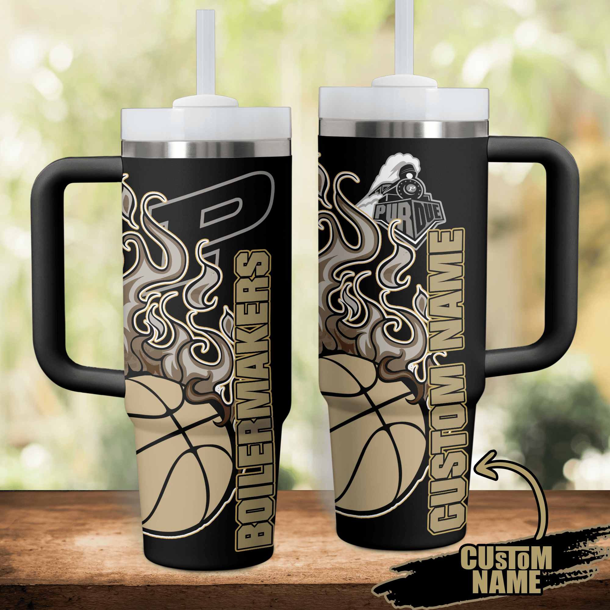 Purdue Boilermakers NCAA Custom Stanley Cup 40 oz 30 oz Tumbler With HandleTVC2301520