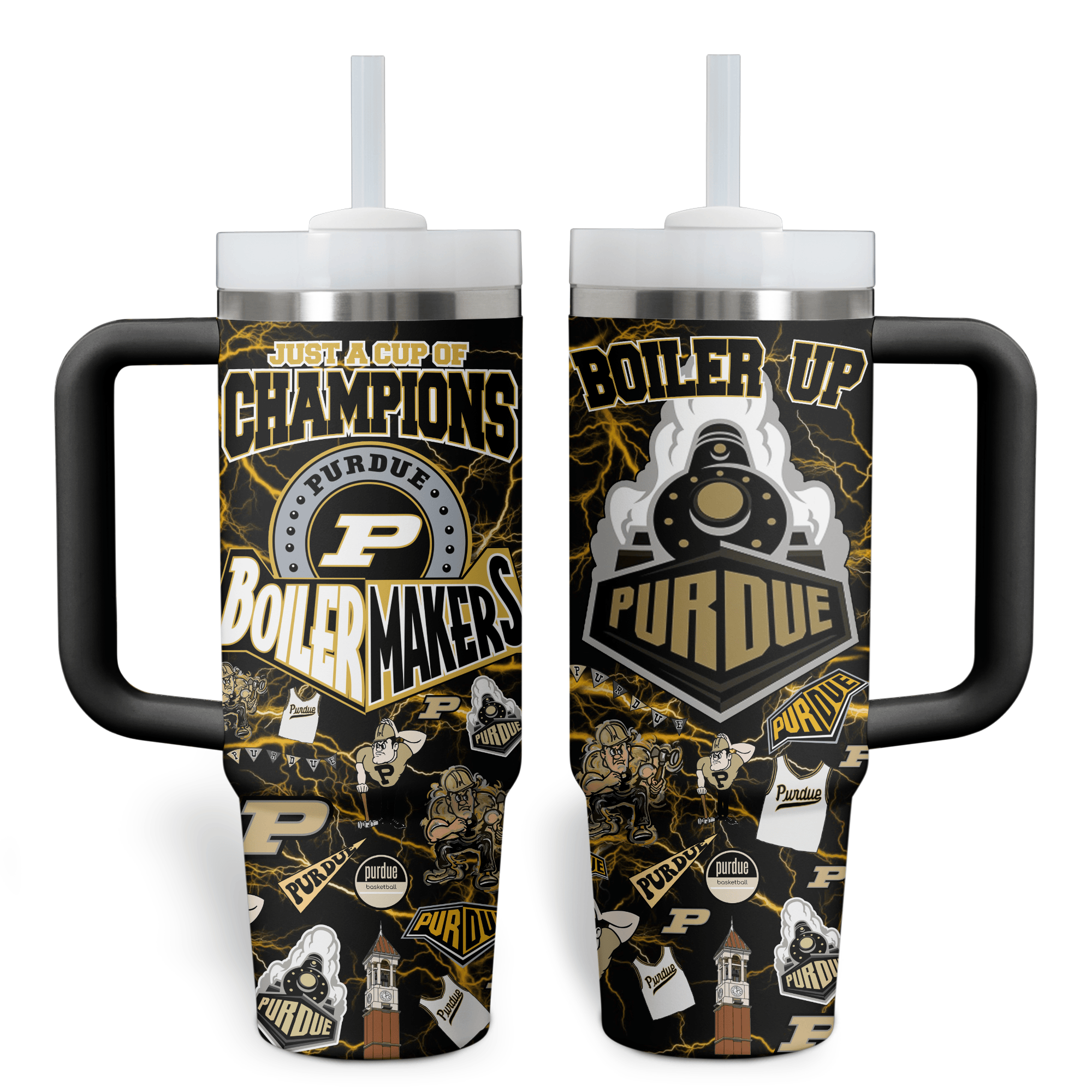 Purdue Boilermakers NCAA Custom Stanley Cup 40 oz 30 oz Tumbler With HandleTVC2301522