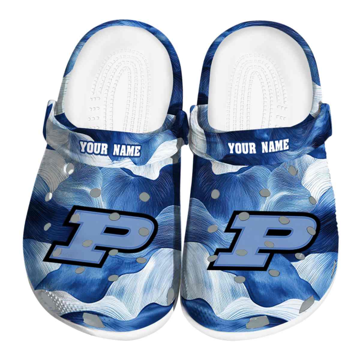 Purdue Boilermakers NCAA Sport Crocs Crocband Clogs Shoes Comfortable For Men Women and Kids