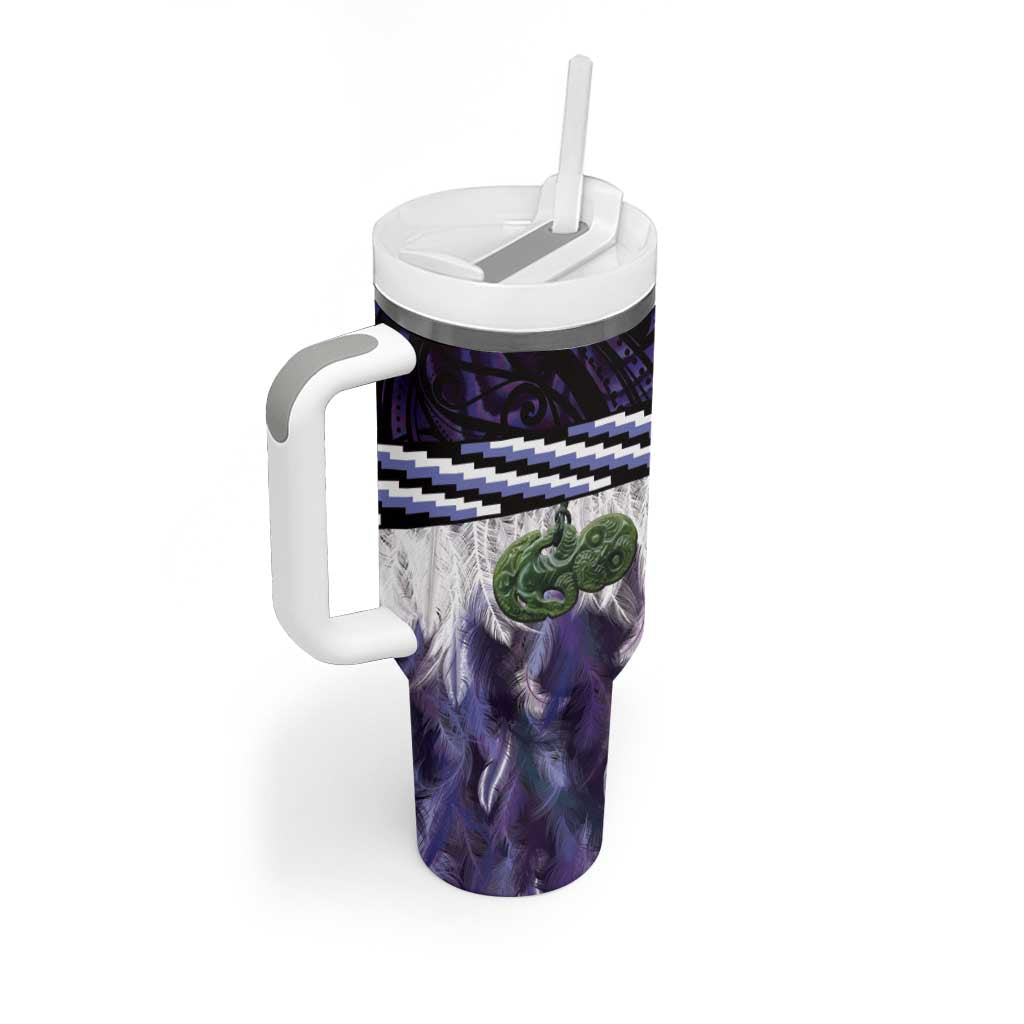 Purple Traditional Cloak Aotearoa Custom Stanley Cup 40 oz 30 oz Tumbler With HandleTVC2301276 - Image 2