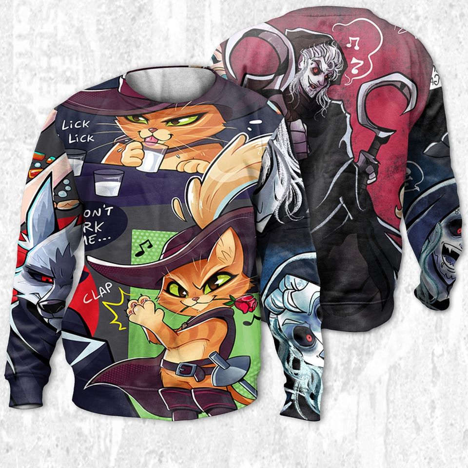 Puss In Boots Story Trending Sweatshirt, The Last Wish Movie