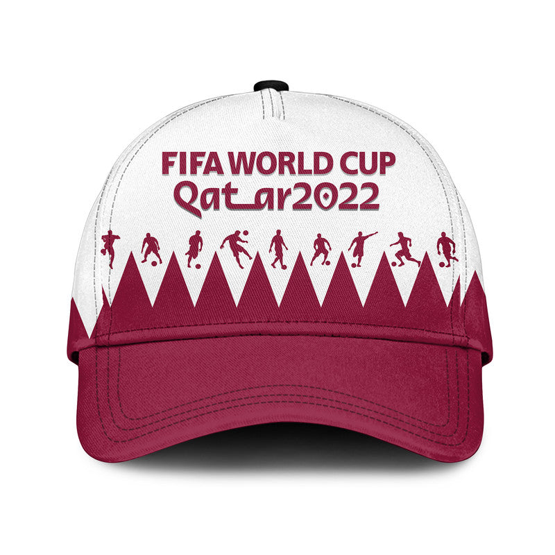 Qatar WC 2022 Flag Style Classic Cap The Maroon Football Player LT9 Trucker Hats Custom Hats Gifts For Men & Women