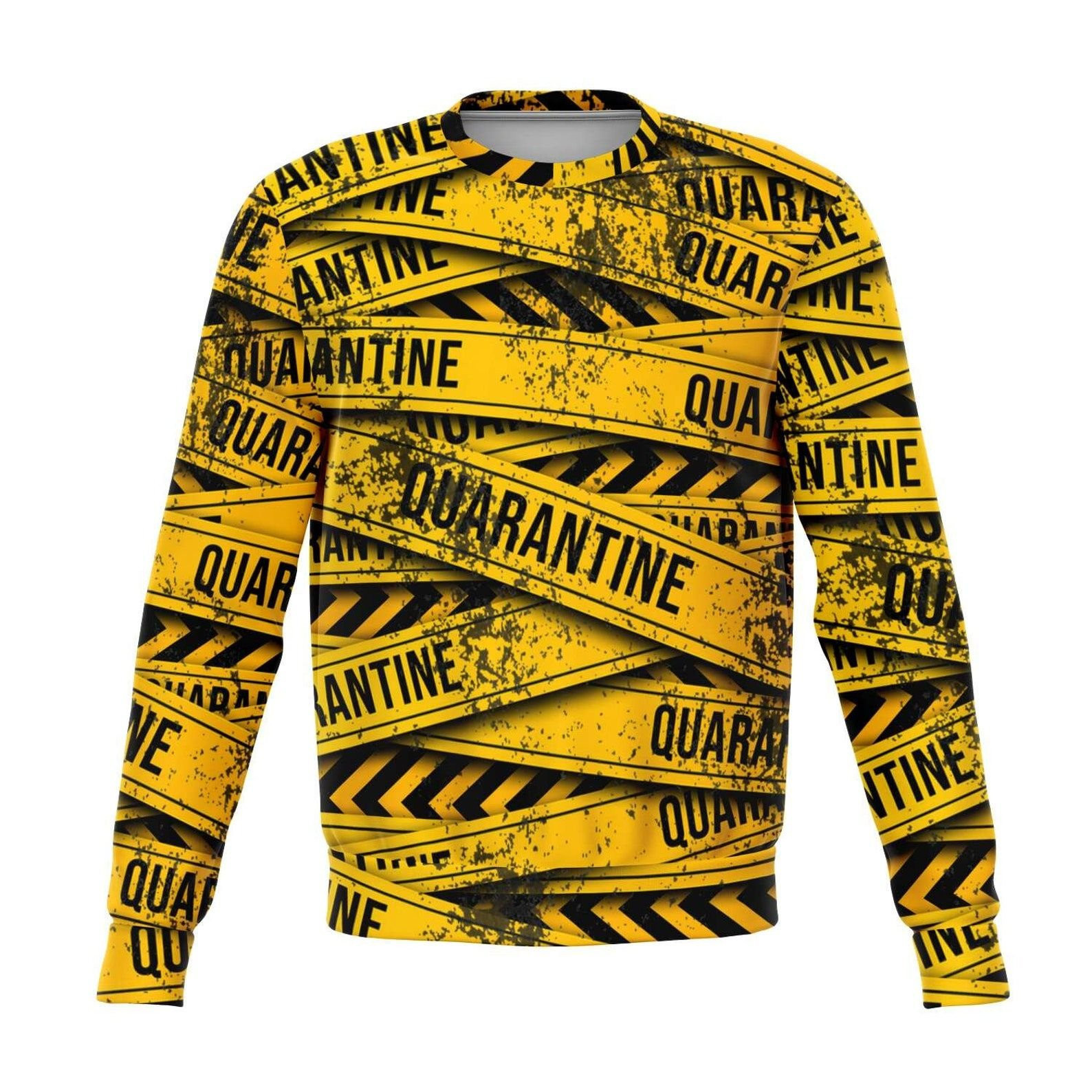 Quarantine 3D Ugly Christmas Sweater Adult 3D Funny Matching for family