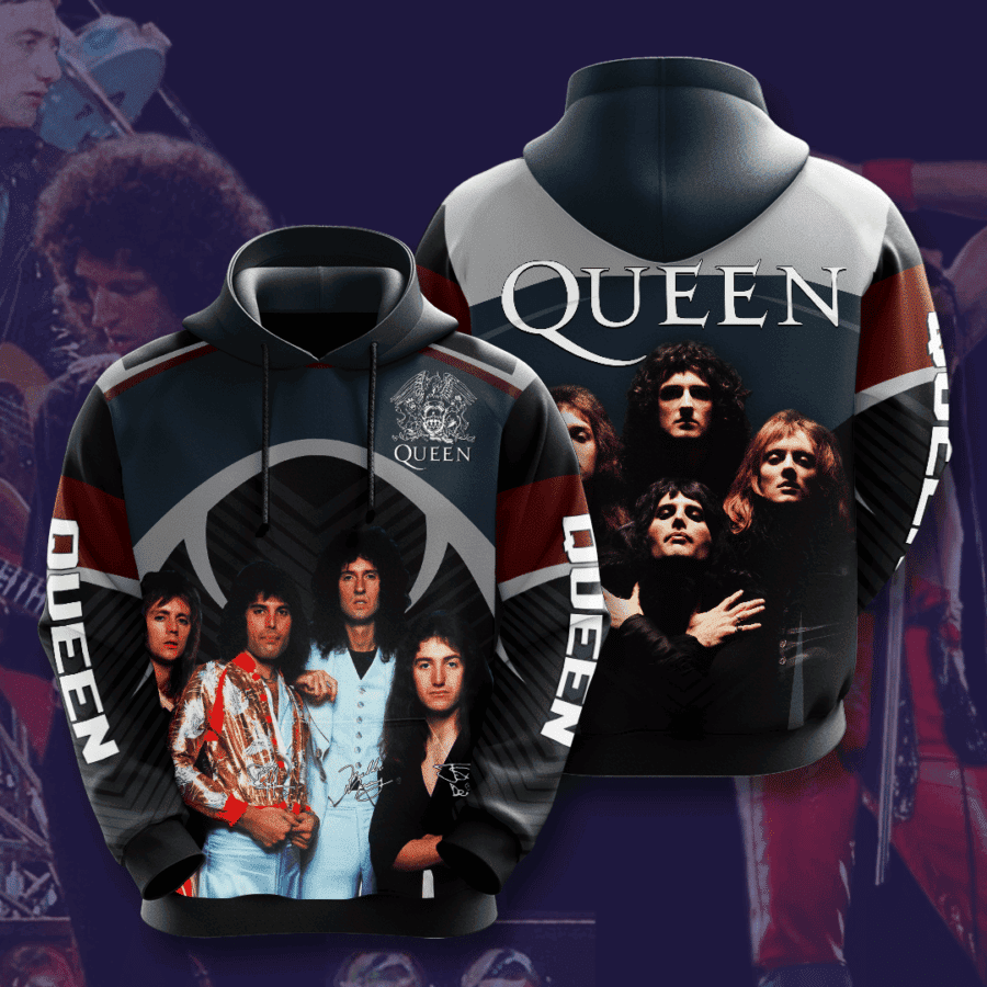 Queen 3D All Over Print Hoodie, Zip Hoodie
