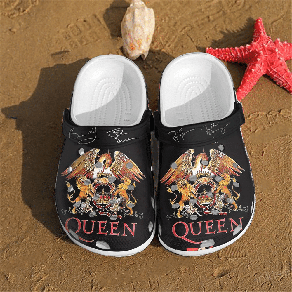 Queen Gift For Fan Classic Water Rubber clog Shoes Comfy Footwear