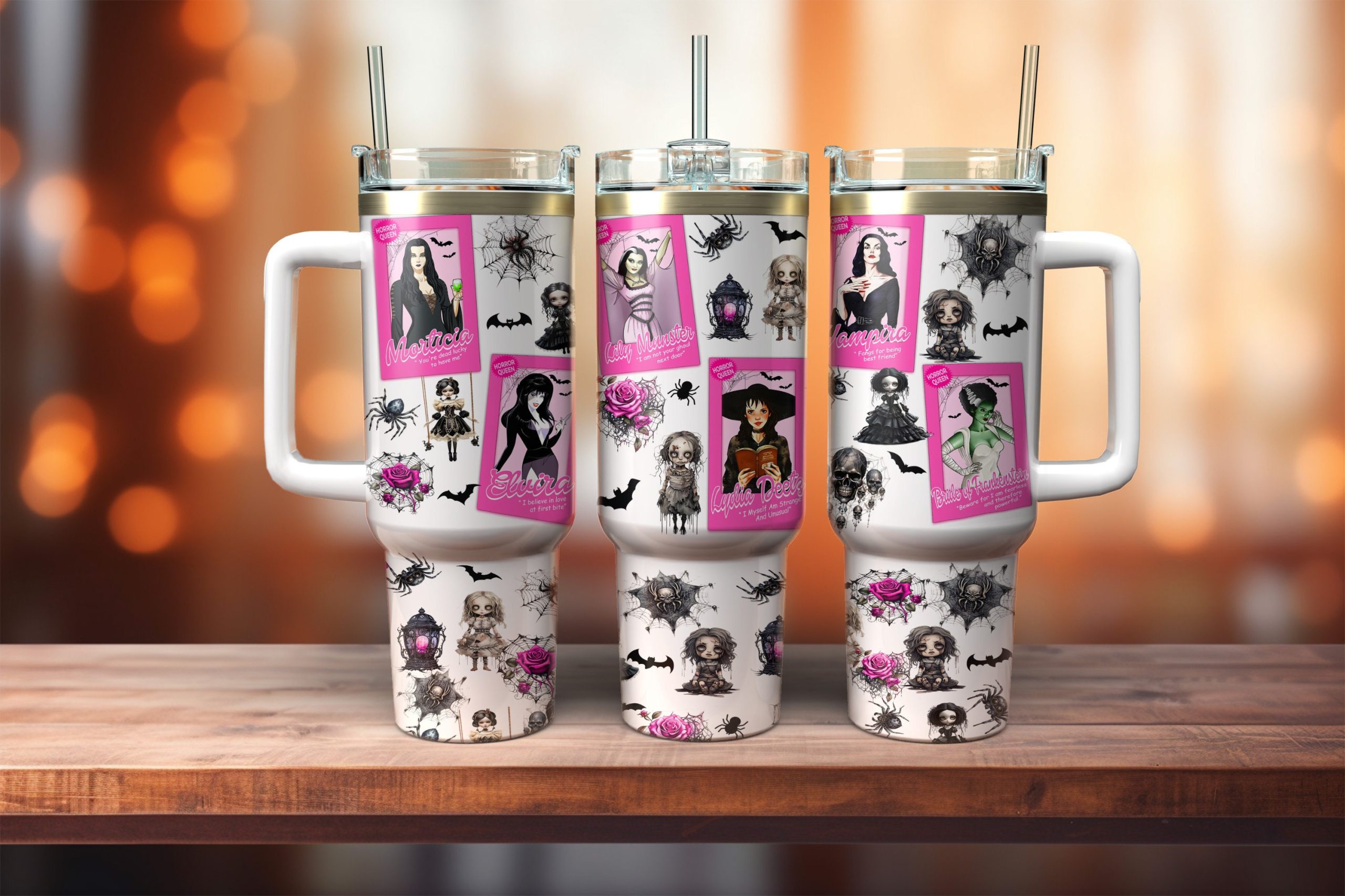 Queens Of Horror Movies Custom Stanley Cup 40 oz 30 oz Tumbler With HandleTVC2301884