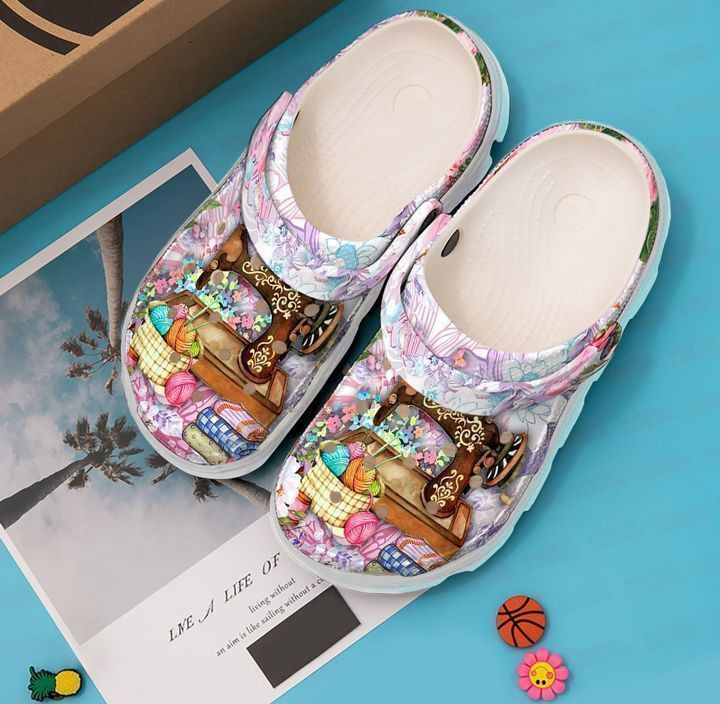 Quilt Quilting With Love Classic Clogs Shoes