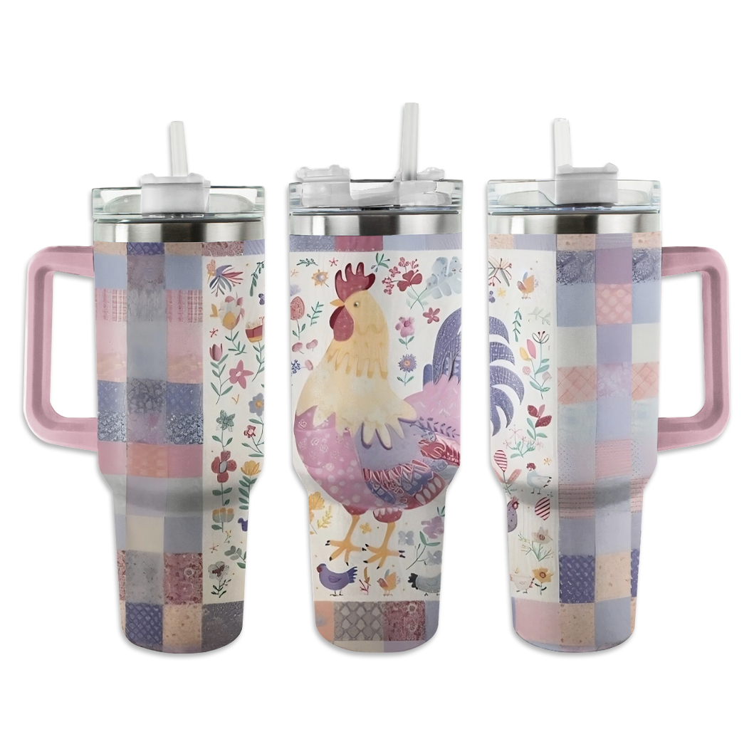 Quilting Lovers Chicken Custom Stanley Cup 40 oz 30 oz Tumbler With HandleTVC2301791