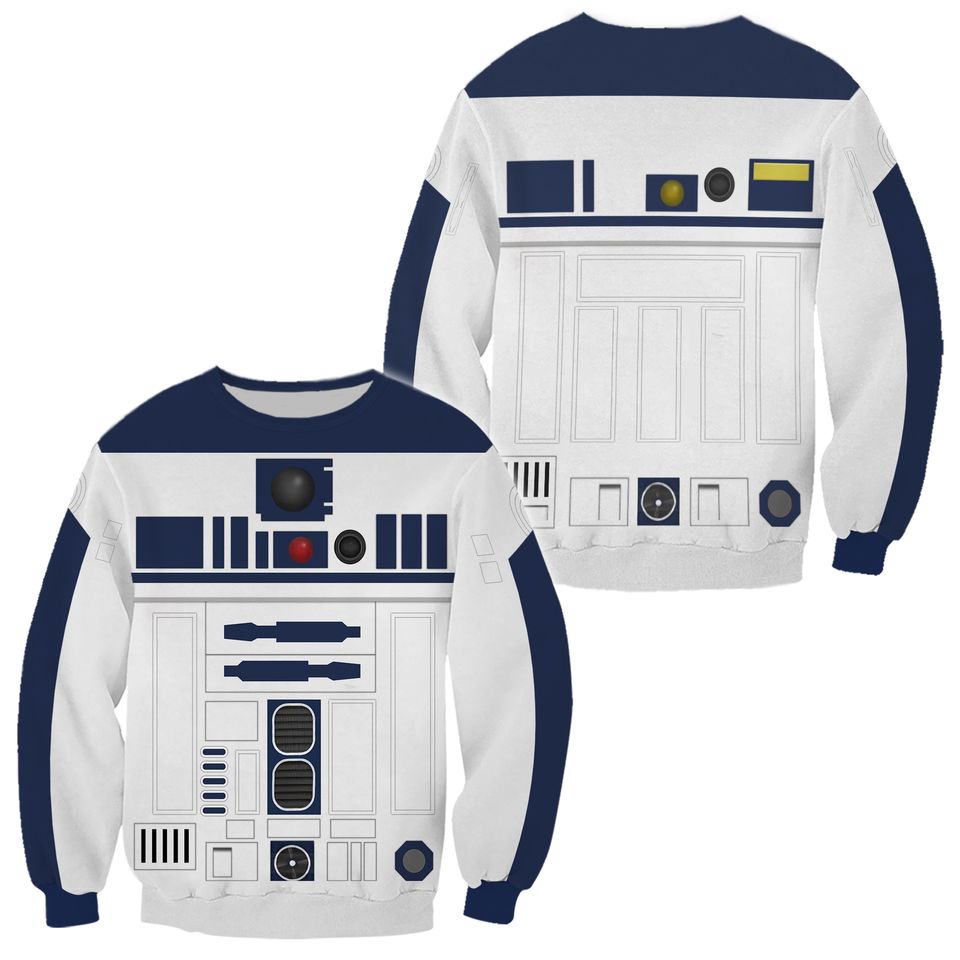 R2D2 3D Sweatshirt