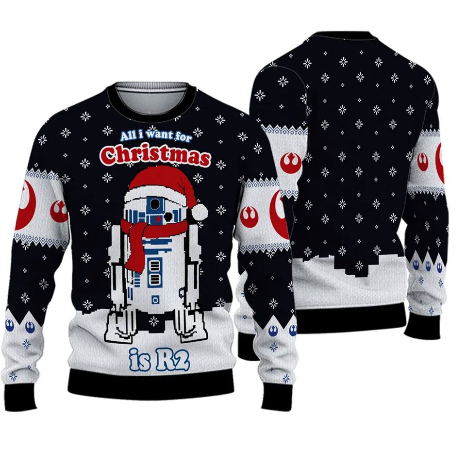 R2D2 Ugly Christmas Sweater