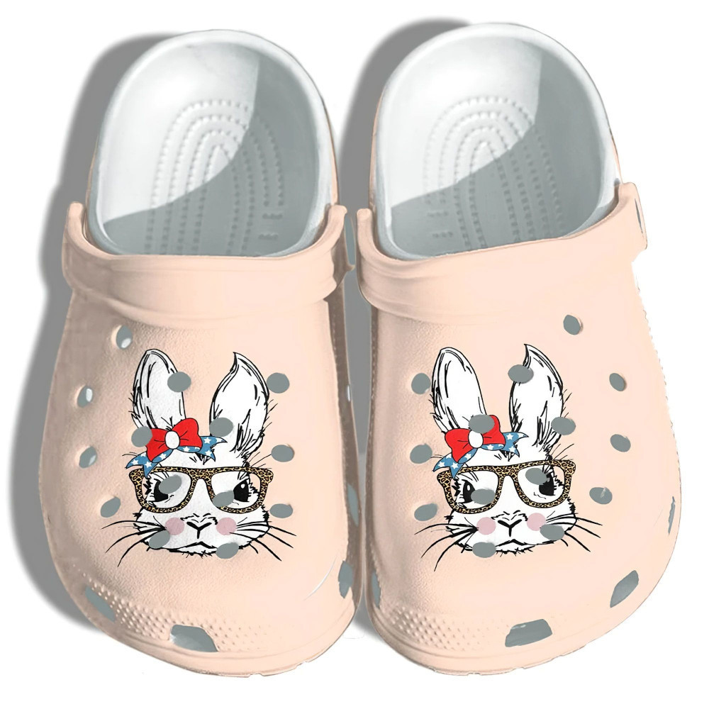 Rabbit Bunny Rubber clog Shoes Comfy Footwear