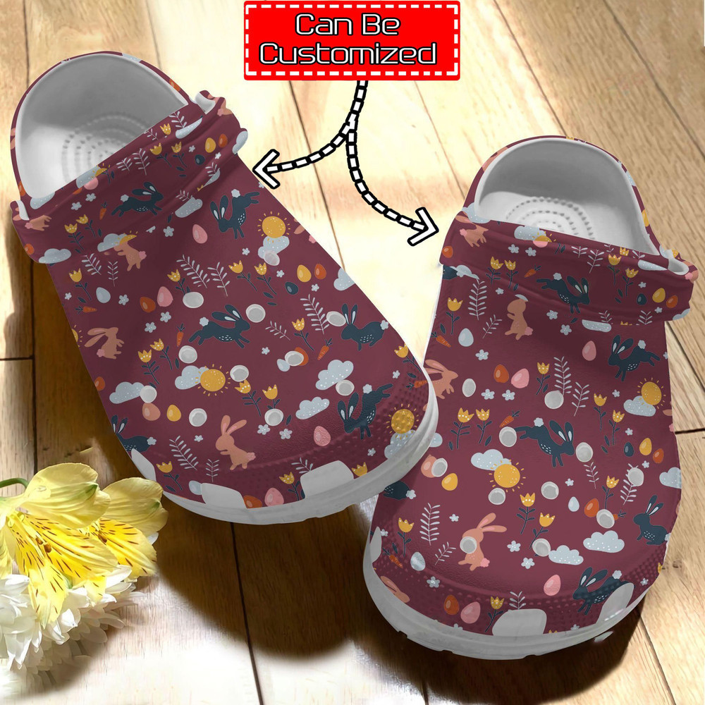Rabbit Easter - Personalized Easter Rabbits Clog Shoes For Men And Women