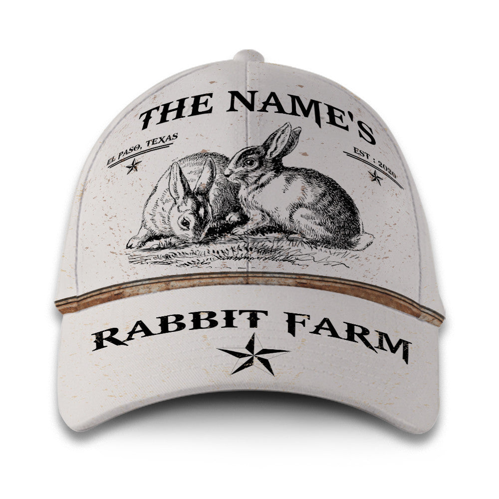 Rabbit Farm Customized Hat Classic Cap Trucker Hats Custom Hats Gifts For Men & Women