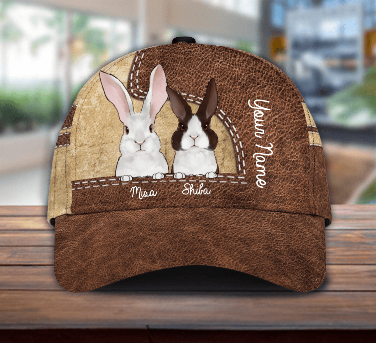 Rabbit Personalized Classic Cap Trucker Hats Custom Hats Gifts For Men & Women
