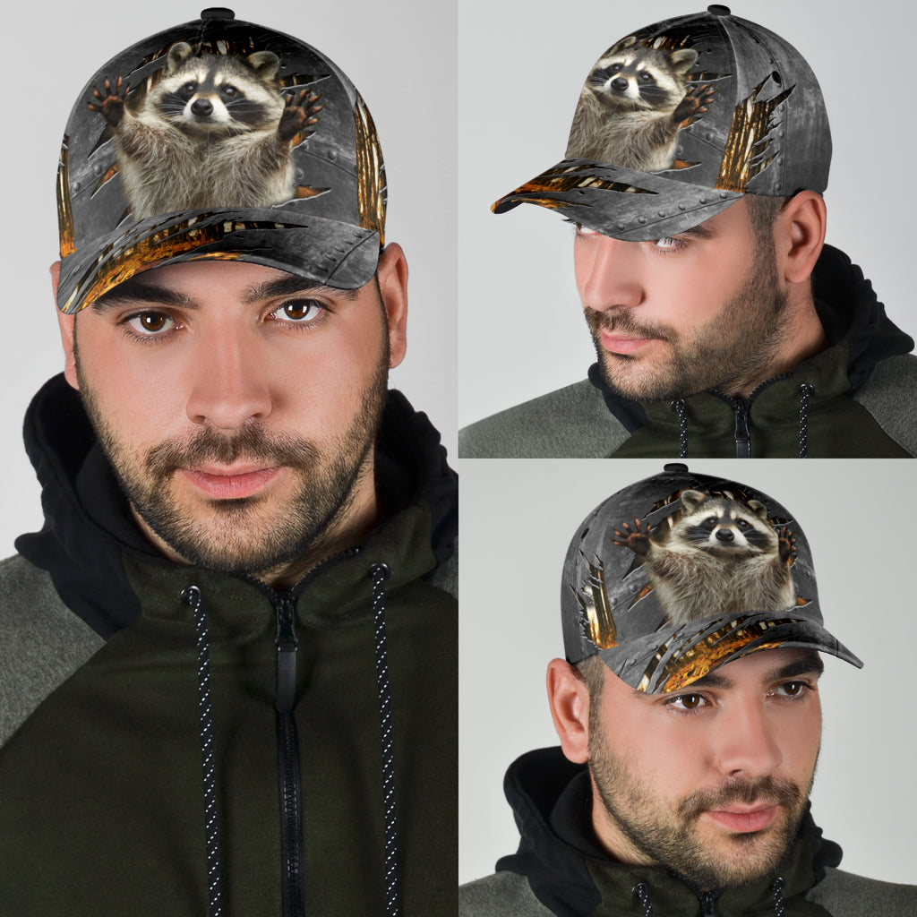 Raccoon Classic Cap Trucker Hats Custom Hats Gifts For Men & Women