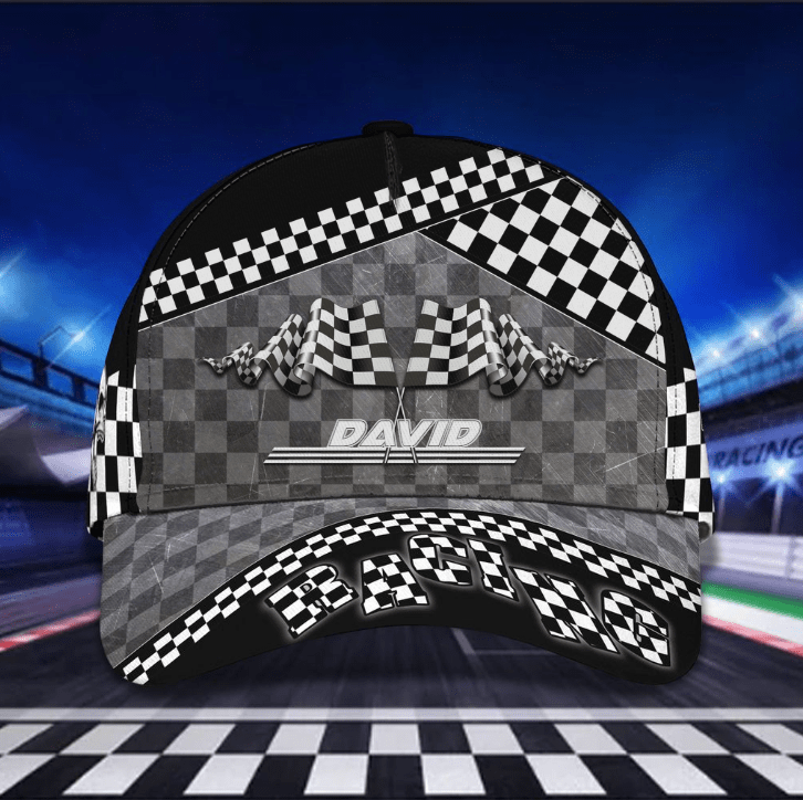 Racing Cap, Personalized Name Cap, Classic Cap for Men, Women, Cool Biker Hat, Off Road Dad Rider Trucker Hats Custom Hats Gifts For Men & Women