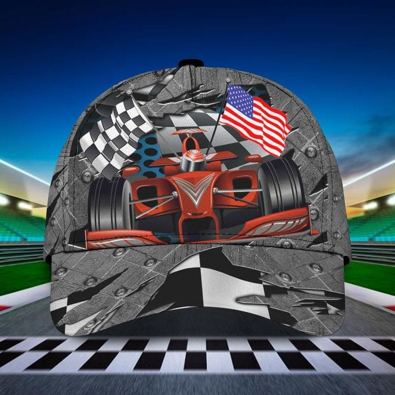 Racing Car Classic Cap Trucker Hats Custom Hats Gifts For Men & Women