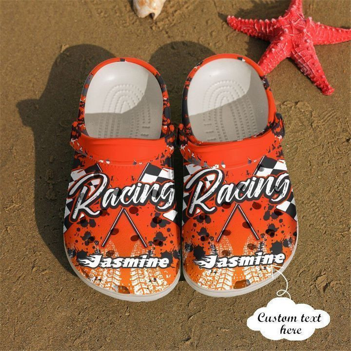 Racing Flag Classic Clogs Shoes