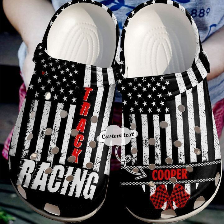 Racing Personalized Track Classic Clogs Shoes